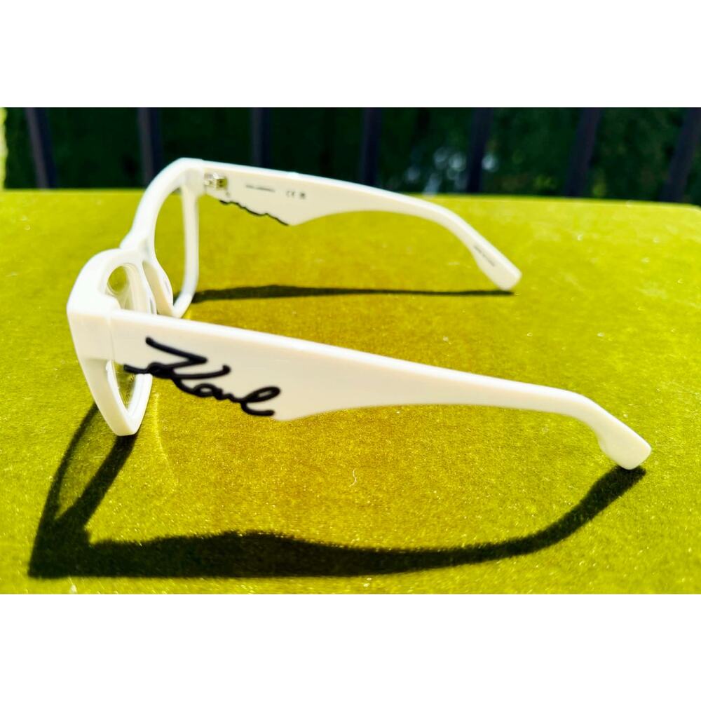 NWT Karl Lagerfeld KL6171 White Cat Eye Eyeglass Frames - Picture 2 of 6